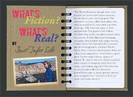 What's Real/What's Fiction